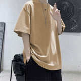 100% Cotton T-shirts Men Summer Solid T shirts Women's Basic T-shirts Short Sleeve Classic Tees Female Casual Tops