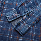 Fashion Men's Business Shirt Cotton Leisure Plaid Print Long Sleeved Shirt Tops Blouse Comfy Daily High Quality Shirts For Male