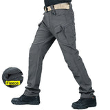 Men Summer Quick Dry Thin Outdoor Trekking Fishing Hiking Pants Waterproof Fleece Warm Military Tactical Cargo Skiing Trousers