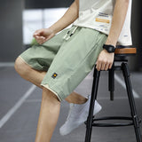 Summer Men's Shorts Sports Five-Point Pants Loose Casual Beach Pants Solid Color Trend Outer Wear Large Size Shorts 8Xl