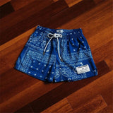 New summer men's shorts men and women's fashion beach seaside casual pants mesh sports quick-drying quarter pants