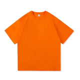 Men's Oversized Graphic Solid T Shirts Colorfuls 100% Cotton White Classical Tee Male Women Short Sleeve O-Neck Streetwear Tops