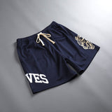 Street Fashion Men's Summer Mesh Breathable Shorts Casual Style Fitness Jogging Workout Men's Gym Green Sports Shorts