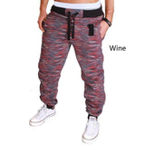 Sweatpants Men Camouflage Elasticity Military Cargo Pants Drawstring Multi Pockets Bottoms Casual Jogger Trousers