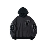 Y2K Hoodie Simple Embroidery Letter Plush Loose Shoulder Inf Men Sweater