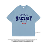Privathinker Cotton Summer Men's T-shirts Short Sleeve Letter Graphic Unisex Tops Casual Fashion Brand Male Tees Shirts