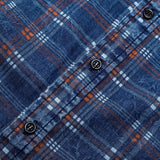 Fashion Men's Business Shirt Cotton Leisure Plaid Print Long Sleeved Shirt Tops Blouse Comfy Daily High Quality Shirts For Male