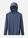 Summer UPF 50+ UV Proof Men Skin Coats Hooded Sun Protection Breathable Cool Thin Windbreaker Plus Size Casual Jackets 8XL