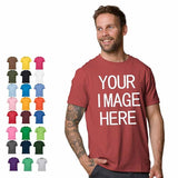 NO LOGO Price 100% Cotton Short Sleeve O-neck Men T-shirt Tops Tee Customized Print Your Own Design Brand Unisex T Shirt