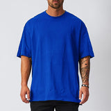 Men Blank T-shirt White Cotton Oversized Vintage Solid Color T-shirt Big Size Women Fashion T Shirt Free Shipping Men's Clothes
