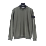 Blue Black Round Neck Stone Hoodies Sweatshirts for Men Women Spring Autumn Cotton Loose Casual Sleeve Label Pullovers