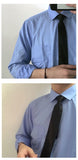 Gotmes British Style Solid Long Sleeve Shirts Men Clothing  Spring Autumn Slim Fit Business Casual Formal Wear Blouse Tops WA02
