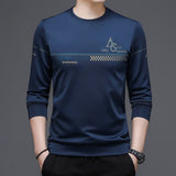 Autumn New Korean Men Clothes Long Sleeve Sweatshirt Men Casual Fashion Brand Pullover Solid Color Tops for Men M-3XL