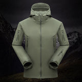 Mens Outdoor Jacket Military Tactical Windproof Waterproof Jacket Lightweight Breathable Comfortable Hiking Jacket Men