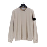 Blue Black Round Neck Stone Hoodies Sweatshirts for Men Women Spring Autumn Cotton Loose Casual Sleeve Label Pullovers