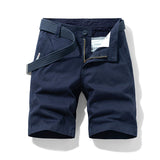 New Summer Men Cargo Shorts Cotton Casual Mens Shorts Pants Jogger Military Solid Straight Cargo Shorts Men Brand Clothing