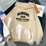 Men's And Women Long Sleeves Stranger Things 1983 Print Hoodie Men Harajuku Warm Hoody Fashion Casual Sweatshirt