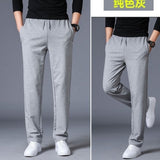 Spring Autumn Men's Sports Running Pants Joggers Loose Straight Cylinder Active Pants Gym Workout Jogging Trousers