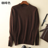 Men's 100% pure Mink Cashmere Sweater O-Neck Pullovers Knit Large Size Mink Sweater Winter New Tops Long Sleeve High-End Jumpers