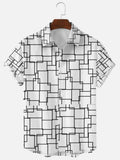 Summer Hawaiian Short Sleeve Printed Shirt Size Big Designer Cheap Men's Social Cotton Loose And Breathable Street Wear Clothes