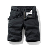 New Summer Men Cargo Shorts Cotton Casual Mens Shorts Pants Jogger Military Solid Straight Cargo Shorts Men Brand Clothing