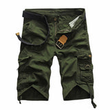 Summer Cargo Shorts Men Cool Camouflage Cotton Casual Mens Short Pants Brand Clothing Comfortable Camo Men Cargo Shorts No Belt