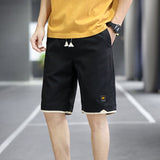 Summer Men's Shorts Sports Five-Point Pants Loose Casual Beach Pants Solid Color Trend Outer Wear Large Size Shorts 8Xl