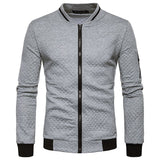 High Quality Plush Zip stand collar casua Jacket Men's Street Windbreaker Coat Men Hot Casual Outer Wear Thick