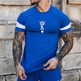 Summer Men's T-shirt 3D Men's Street Style Round Neck T Shirt Fashion Poker Print Short Sleeve Zebra Stripe Oversized Tops