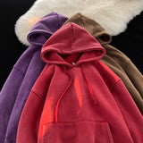 Legible Spring Autumn Casual Hoodies Men Solid Hooded Hoodies Male Loose Sweatshirts Pullovers Man