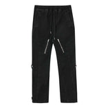 HOUZHOU Distressed Jeans Men Denim Trousers Male Zipper Hip Hop Punk Pants Vintage Casual Streetwear Designer Clothes Japanese