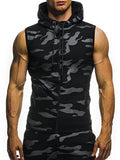 Mens Sleeveless Hoodies Fashion Casual Zipper Hooded Sweatshirt Men bodybuilding tank top sporting Shirt waistcoat vest gym