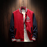 Gotmes New Arrival Letter Rib Sleeve Cotton Embroidery Logo Single Breasted Casual Bomber Baseball Jacket Loose Cardigan Coat