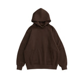 Men's Comfy Pure Hoodies Autumn Fleece Oversized Hooded Sweatshirt Men Hip Hop Hoodie For Men Classic Hoody 169W