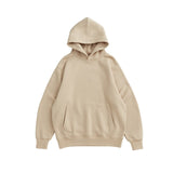 Men's Comfy Pure Hoodies Autumn Fleece Oversized Hooded Sweatshirt Men Hip Hop Hoodie For Men Classic Hoody 169W