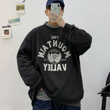 Spring Men Casual Sweatshirts Harajuku 1997 Printed Men Oversized Hoodies Korean Man Casual Loose Pullovers