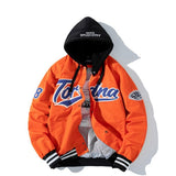 Gotmes Hip Hop Baseball Jacket Men Women Embroidery Jacket Letter Streetwear Jacket Fashion Vintage Windbreaker Couples Spring Autumn