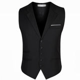 New Arrival Dress Vests For Men Slim Fit Mens Suit Vest Male Waistcoat Gilet Homme Casual Sleeveless Formal Business Jacket