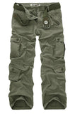 Men's Fashion Trendy New Camouflage Mens Cargo Pants Multi-Pocket Fashion Military Tactical Pants Mens Leisure Cotton Straight Zipper Male Pants